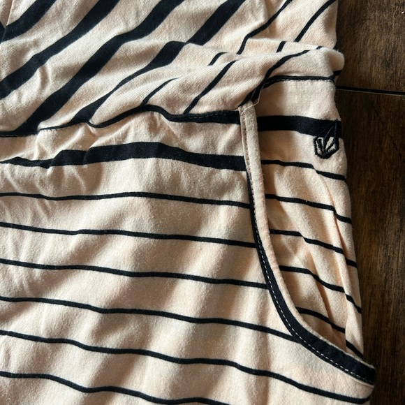 Volcom Black and Tan Striped Maxi Dress - Picture 3 of 3